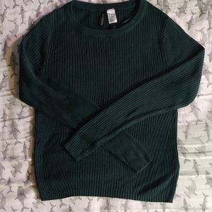H&M Green Knit Long sleeve top
